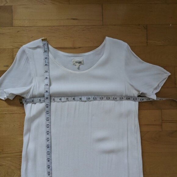 Aritzia Wilfred Free TEIGEN DRESS cream white size Small A4 - Picture 8 of 11